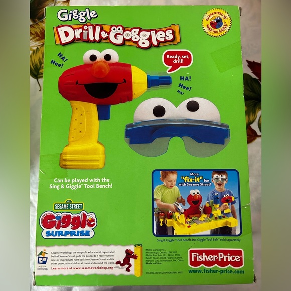 Sesame Street, giggle, surprise, drill, and goggle set - Picture 4 of 6